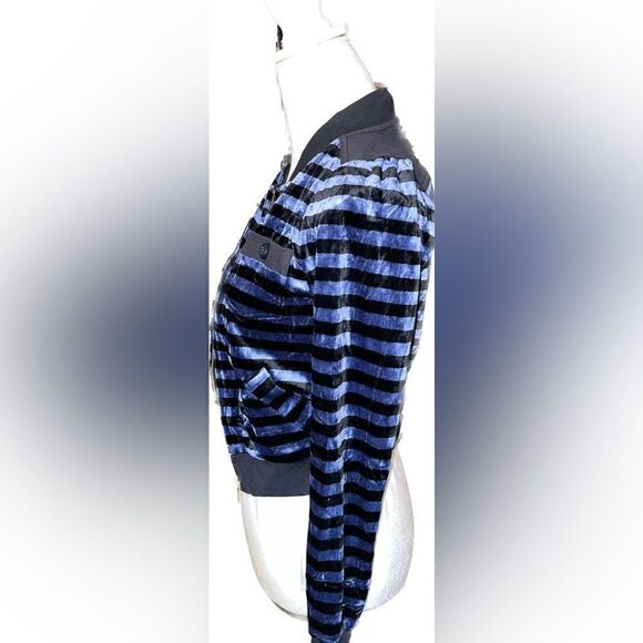 Marc jacobs velour striped jacket, so cool and chic! - Picture 2 of 7